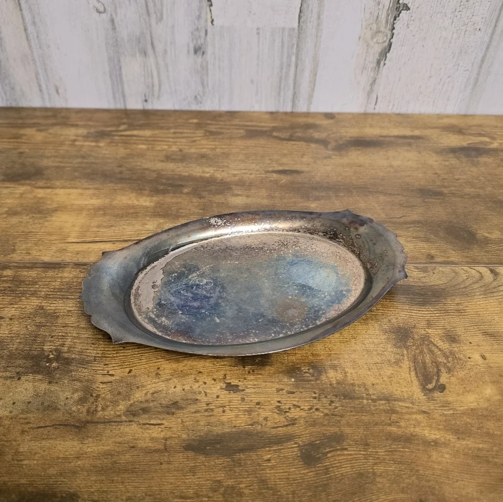 International silver company Silver Plated Oval Tray